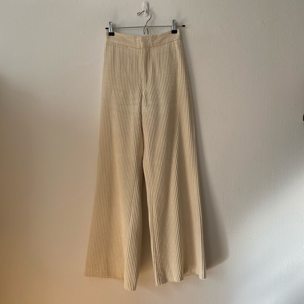Isabel Marant Corduroy High Rise Trousers